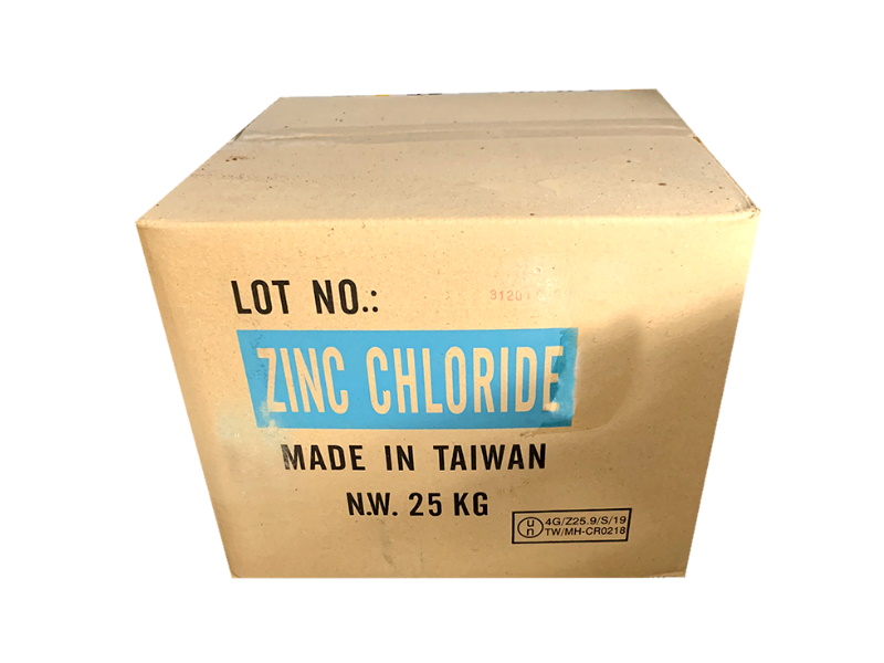 Zinc chloride ZnCl2 98%, Đài Loan, 25kg/hộp