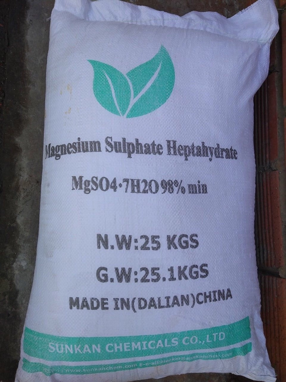 Magnesium Sulfate Heptahydrate 98%
